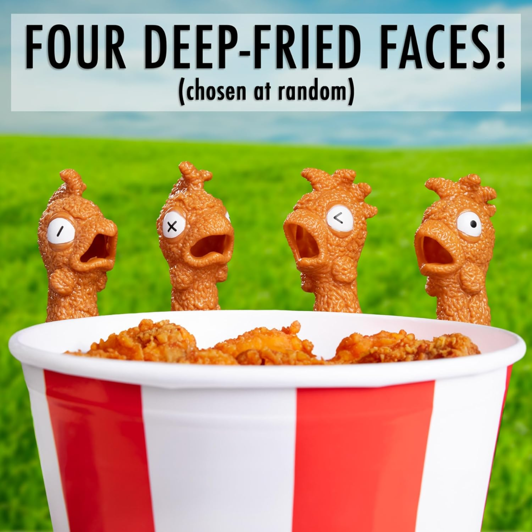 Animolds Squeeze Me Rubber Fried Chicken